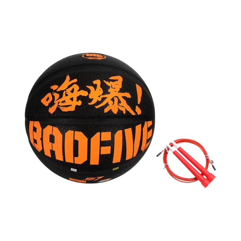 LiNing Color Street Collection Moisture Absorbing Leather Basketball Black Size 7 Street Training Unisex-14