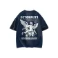 Navy Blue-White