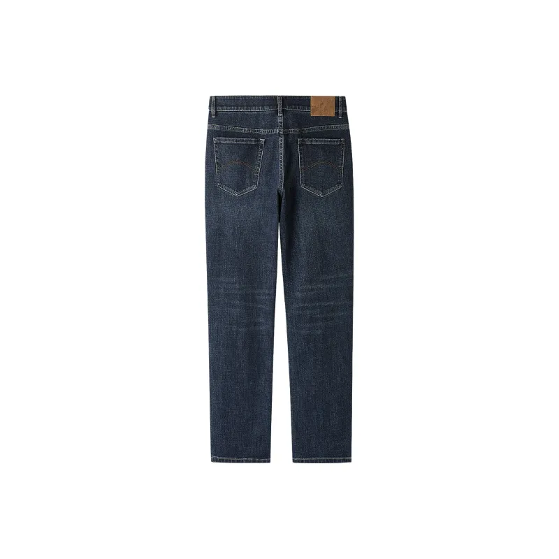 HLA Jeans Men Blue Gray Denim Gradient Dark 3E-1