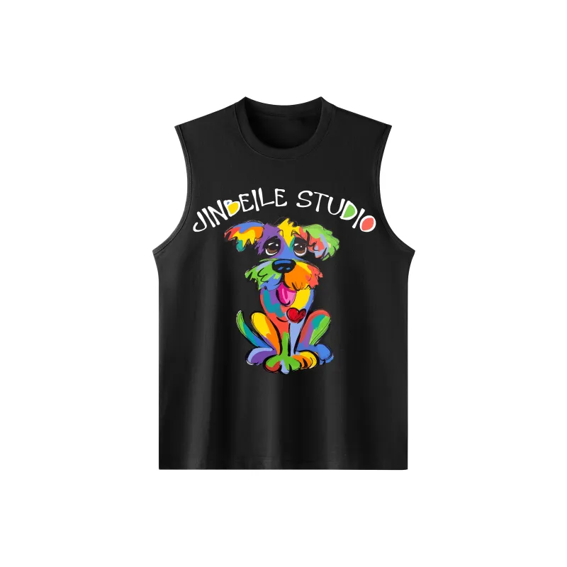 JINBEILE Tank Tops Unisex-4