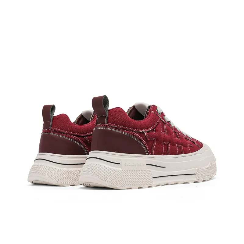 JIETEGONGYANG Slip Resistant, Abrasion Resistant, Breathable, Height Increasing Skateboard Shoes Men's-16