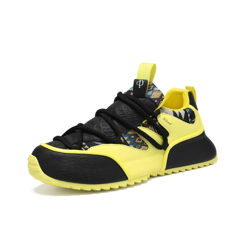 PROTECTCAMEL Abrasion Resistant Lightweight Height Increasing Low Top Chunky Sneakers Men's-11