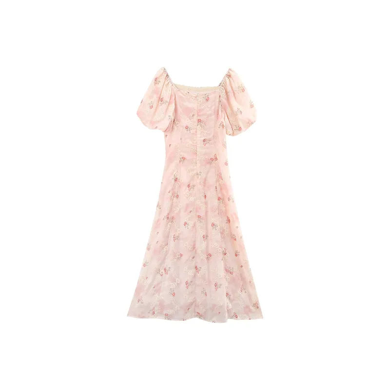 A Paradise For Awakening Short Sleeved Dress Women's-1