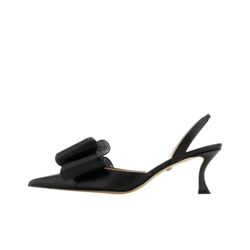 MACH & MACH Irregular Heel High Heels 6.5cm Women's Black