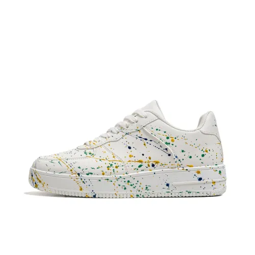 BINGO DUCK Coverage Slip Resistant And Abrasion Resistant Low Top Skateboard Shoes Men's