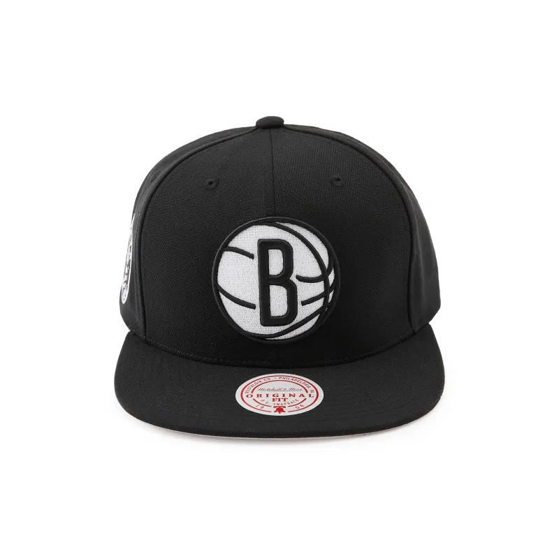 Mitchell & Ness Polyester Flat Brim Baseball Cap Unisex-3