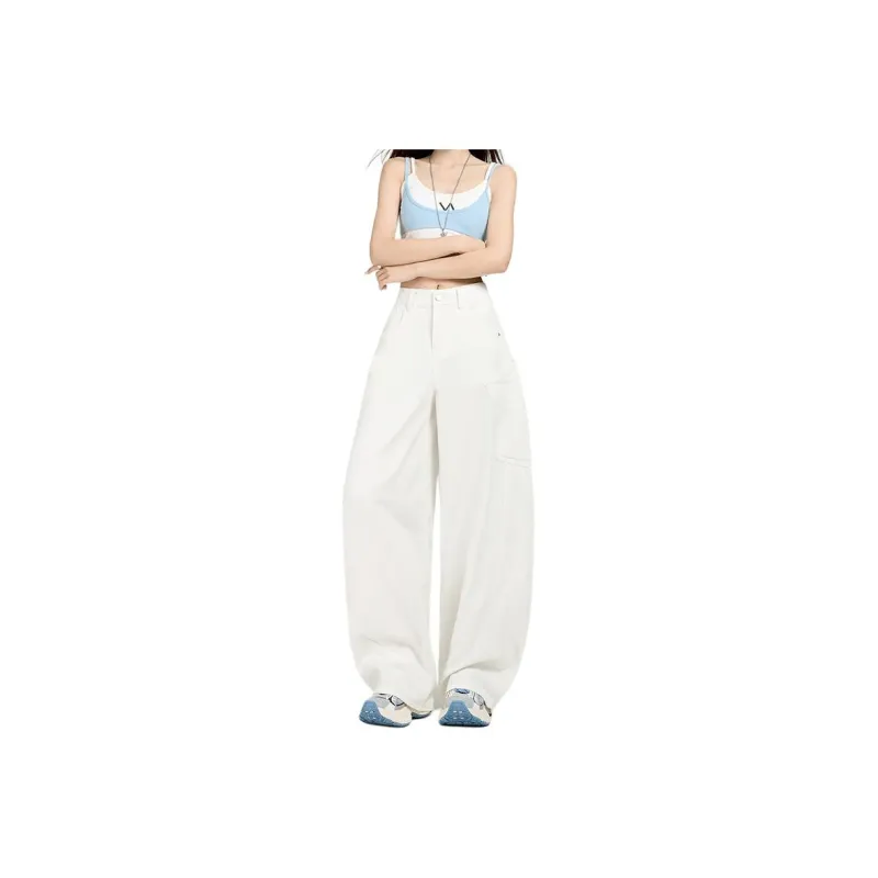 ZXZA Jeans Women's White-0