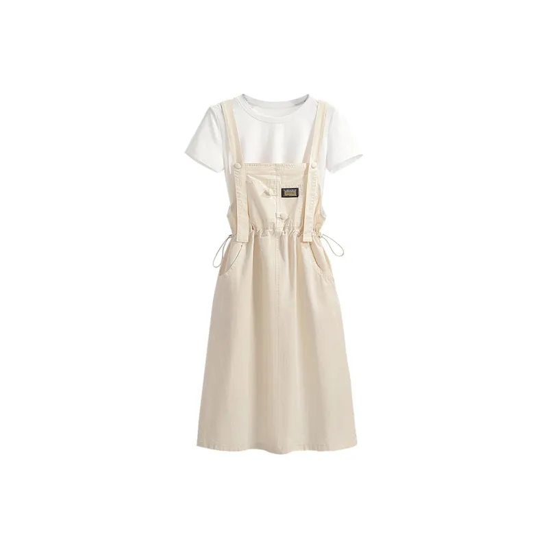 Cypress House Sleeveless Dress Women's Apricot-0