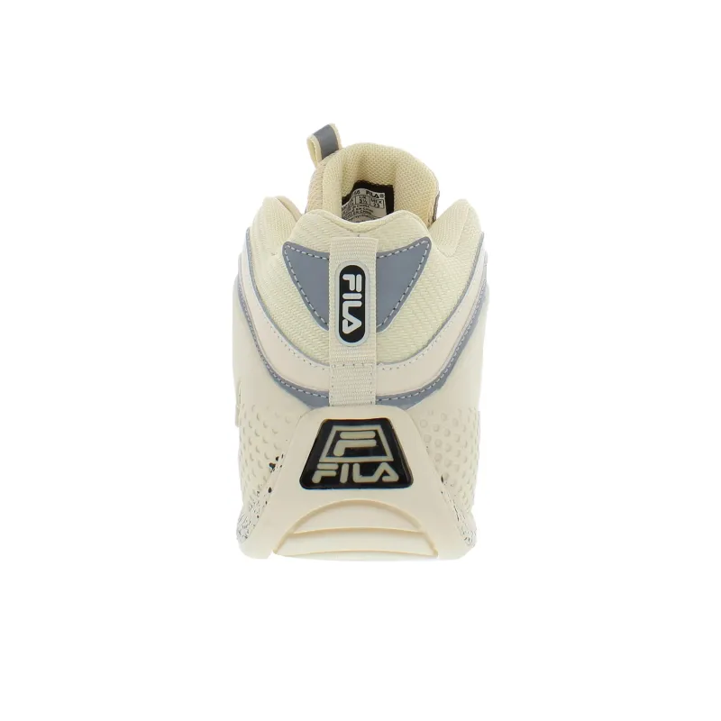 FILA Grant Hill 3 Cushioning, Wear Resistant Mid Top Casual Shoes Women's Ecru-2