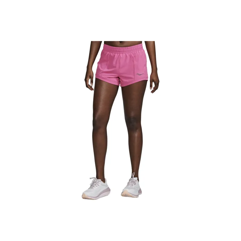 Saucony Outpace 3 Casual Shorts Women's Pink-0