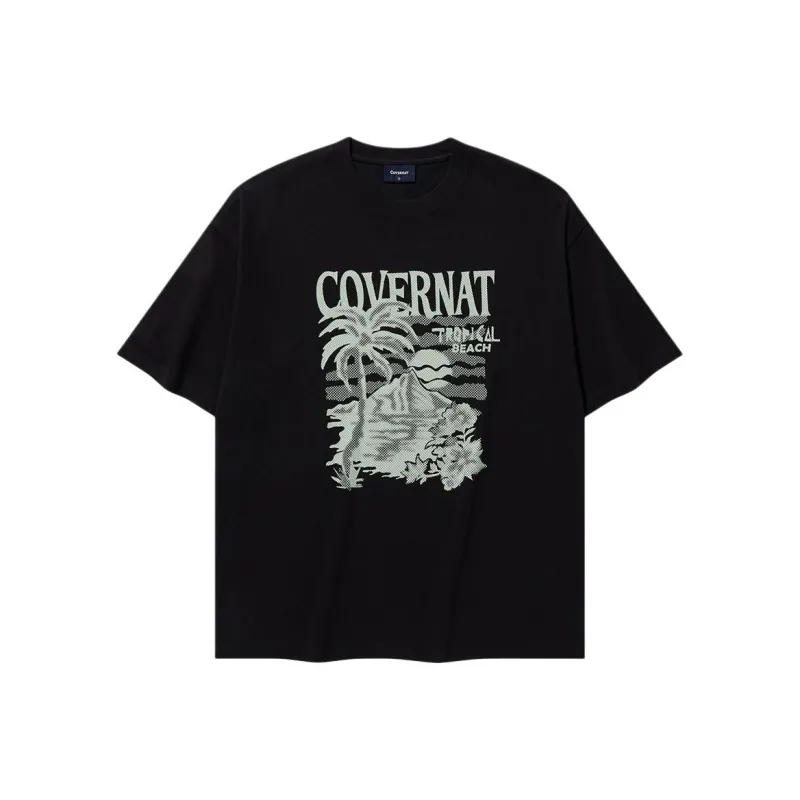 COVERNAT T Shirts Men Black-0