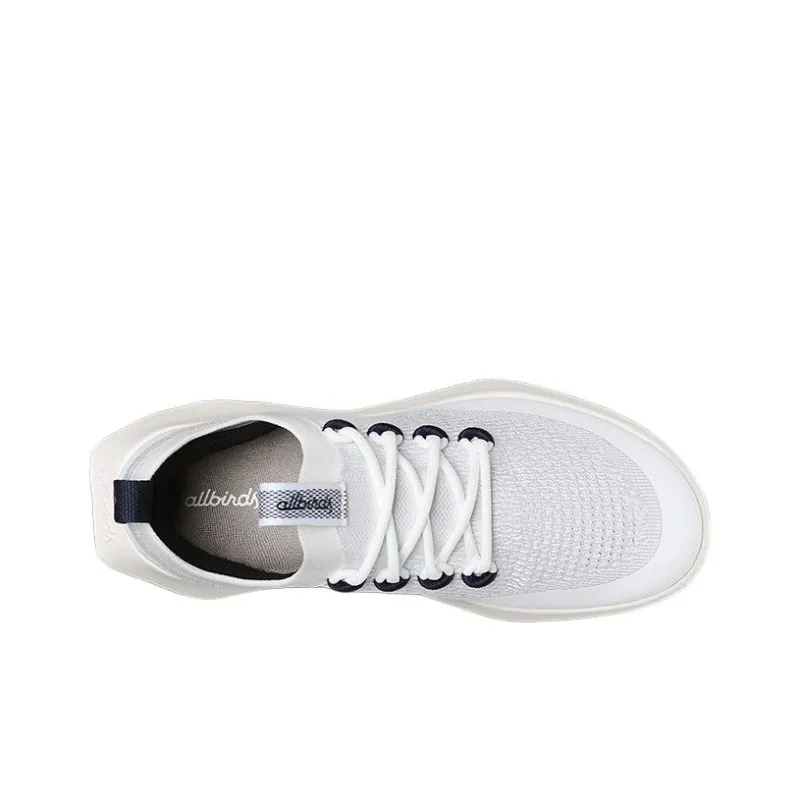 Allbirds Tree Dasher 2 Shock Absorbers With Slip Resistant Features Low Top Running Shoes Women's Polar White-2