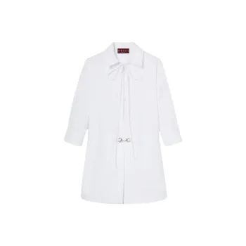GUCCI Long Sleeved Dress Women's White