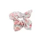 Pink Floral Square Scarf Hair Tie