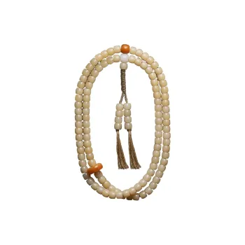 GOLDFISH ALLEY White Jade Bodhi Necklaces Unisex