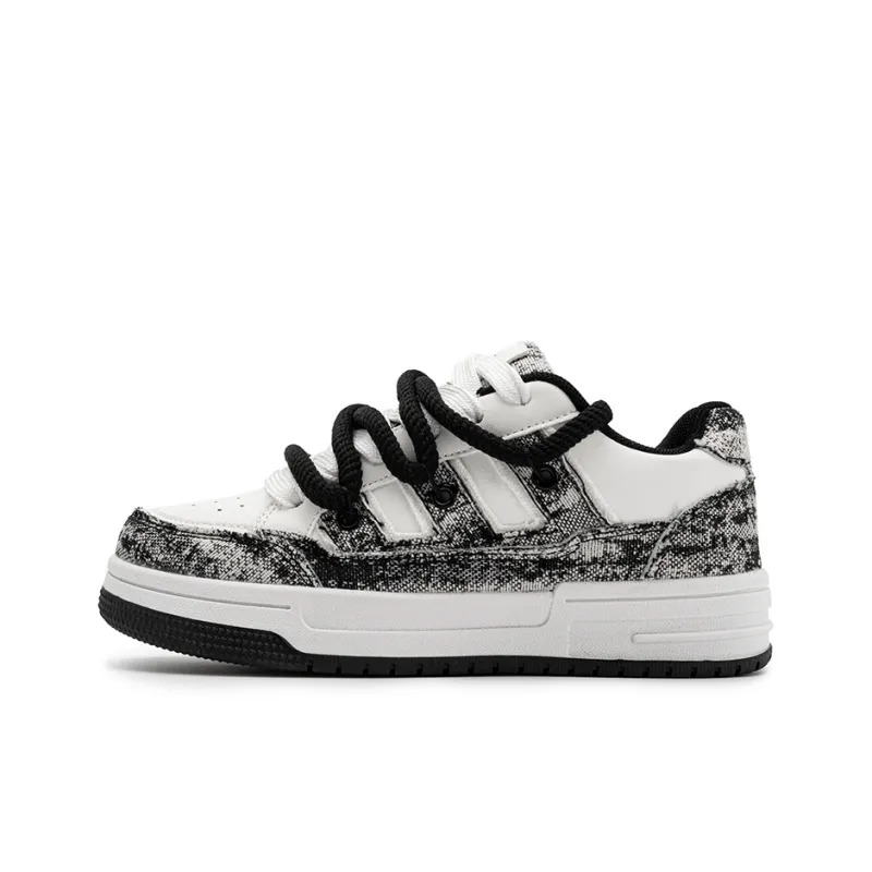N6K8 Anti Slip Wear Resistant Low Top Skateboard Shoes Unisex-1