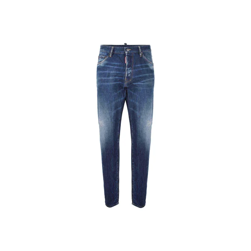 DSQUARED 2 Whiskering Effect Distressed Jeans-0