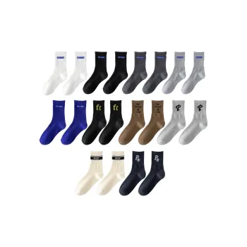 Cotton Gene Mid Calf Socks Men's Combo Set