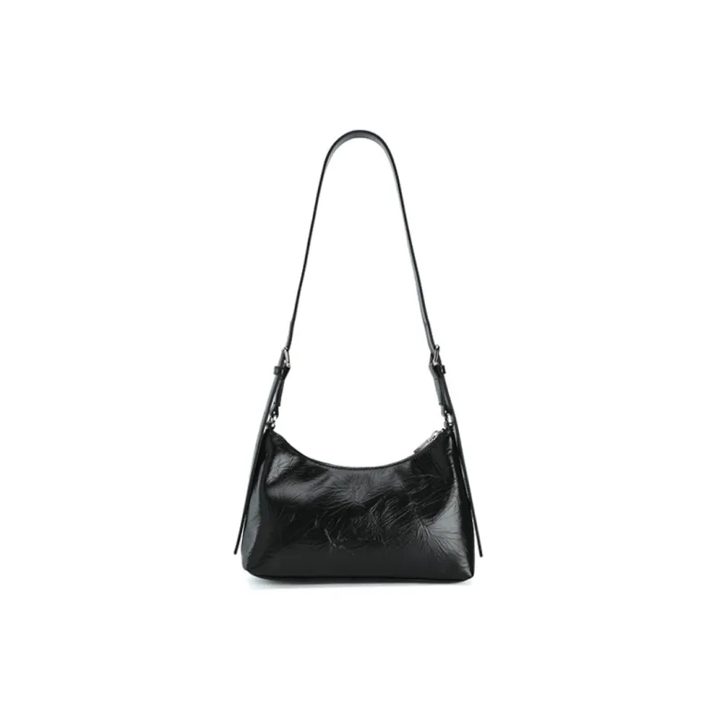 FILA PU Shoulder Bag Women's Jet Black-2