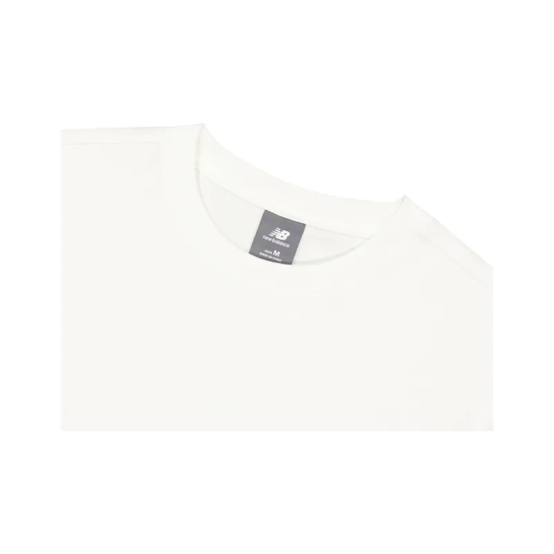 New Balance T Shirt Unisex Sea Salt White-3