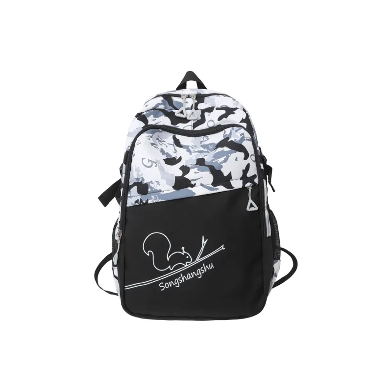 Yalu Nylon Backpack Unisex Multicolor-0