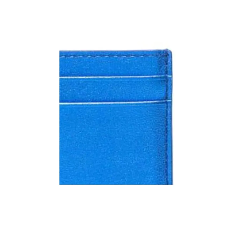 Furla Leather Card Holder Unisex Cobalt Blue-2