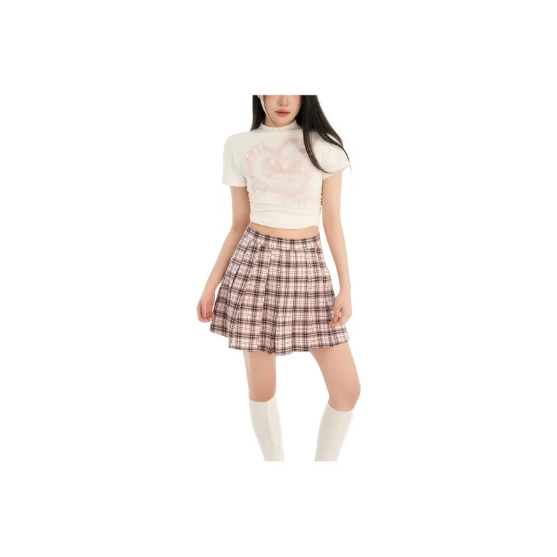 YINLEI Casual Short Skirts Women's-3