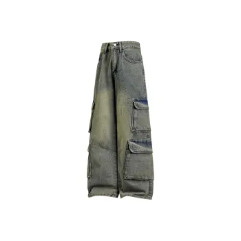 IN'S Jeans Unisex Yellow Mud