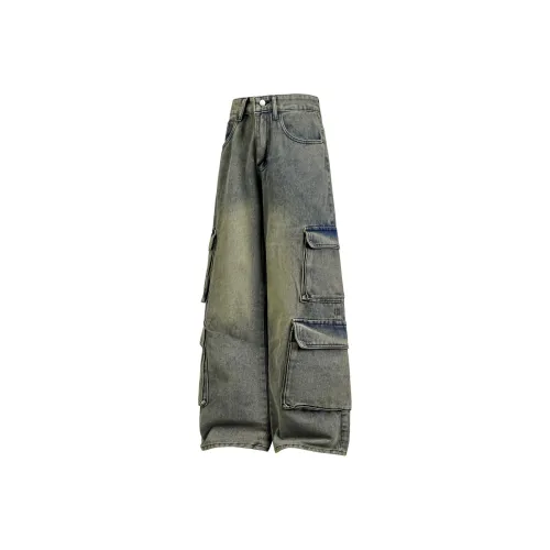IN'S Jeans Unisex Yellow Mud