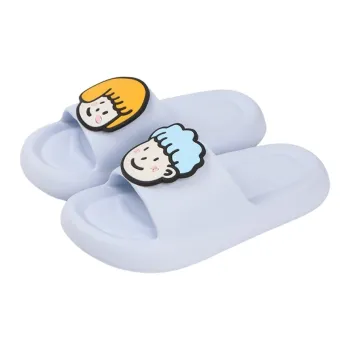 SHIGUDE Slippers Unisex, Distant Sky Blue