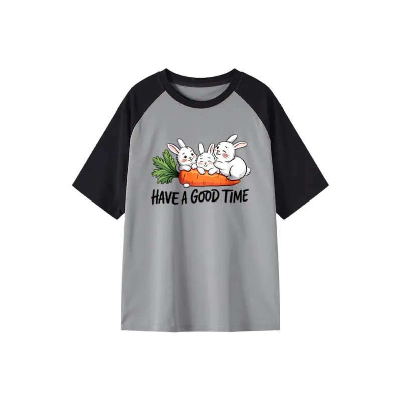 FAIRWHALE Drop Shoulder Sleeve T Shirt Women's-12