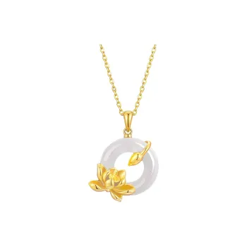 Bear Silversmith Chalcedony S925 Silver Necklace Women's