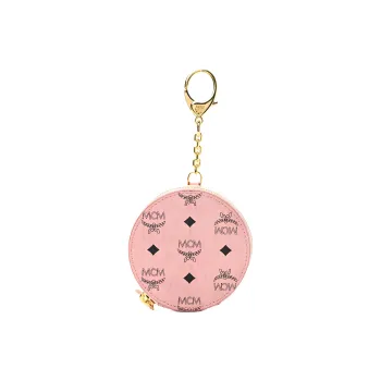 MCM Leather Coin Purse Mini Women's Pink