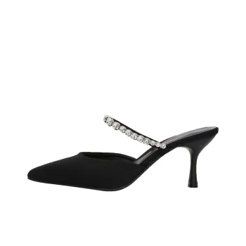 TADSW Rubber Sole Slip Resistant Closed Toe Slippers Women's