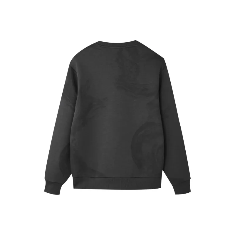 HLA Sweatshirts Men Dark Gray Pattern 9A-1