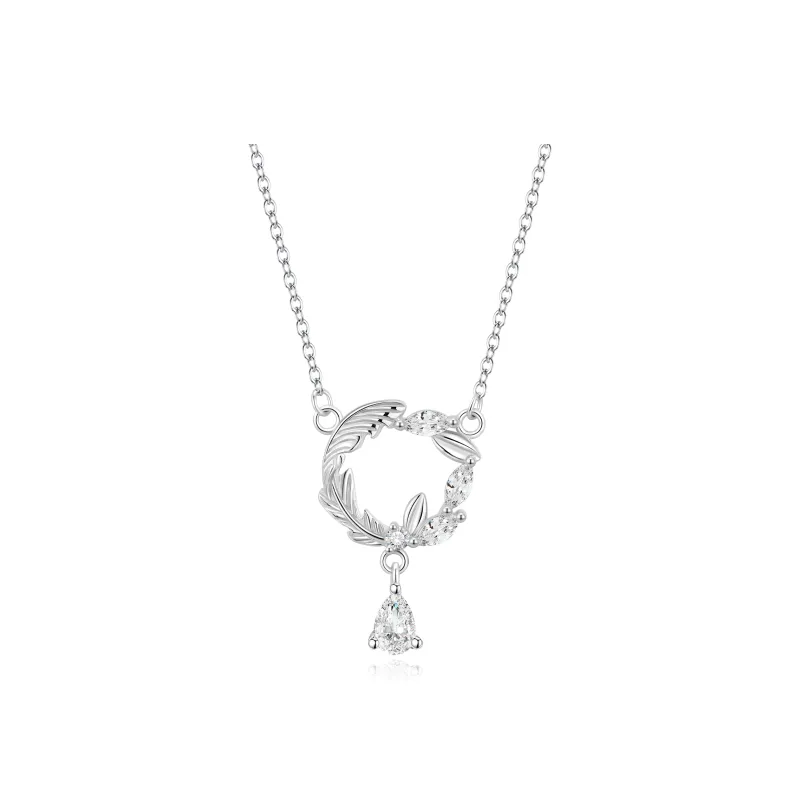 ZSY 925 Sterling Silver Necklaces Women's-0