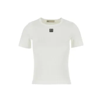 TORY BURCH Logo patch T shirt