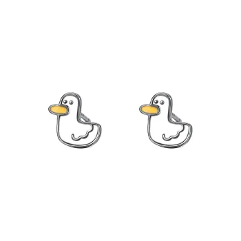 LAA 999 Fine Silver Stud Earrings Women's