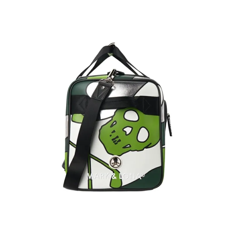 MARK & LONA Artificial Leather Travel Bag Unisex Green-2