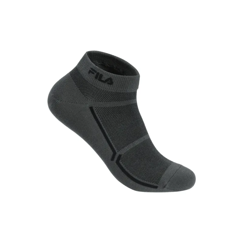 FILA WHITE Ankle Socks Men's 1 Pack Layered Stone Gray GY-2