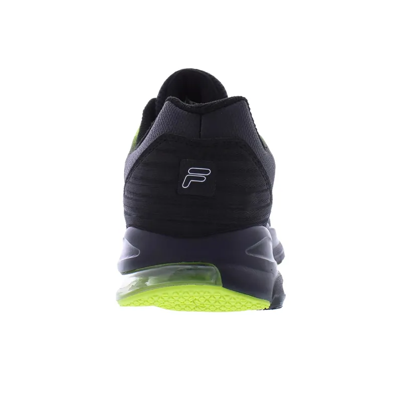 FILA Acumen Viz 2 Shock Absorbers With Slip Resistant Features Low Top Running Shoes Men's Black Green-2
