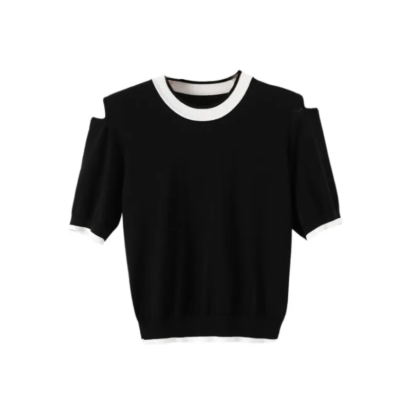 Late White Knitwear Women's Black-0