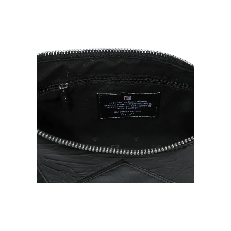 FILA PU Shoulder Bag Women's Jet Black-3