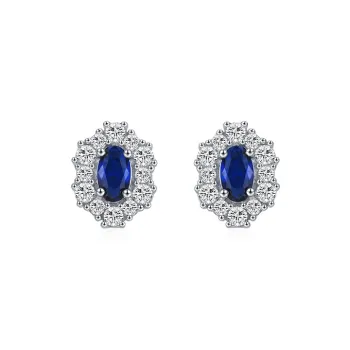 CARAT'S DIARY S925 Silver Stud Earrings Unisex