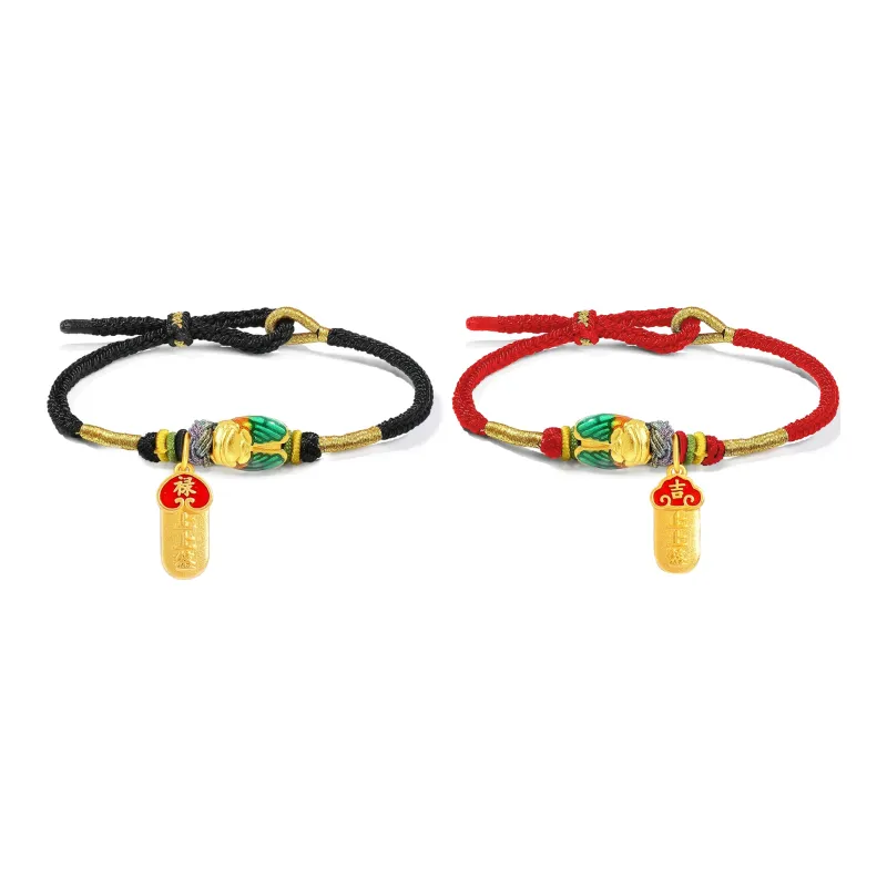 Love Link Alloy Rope Bracelets Unisex-4
