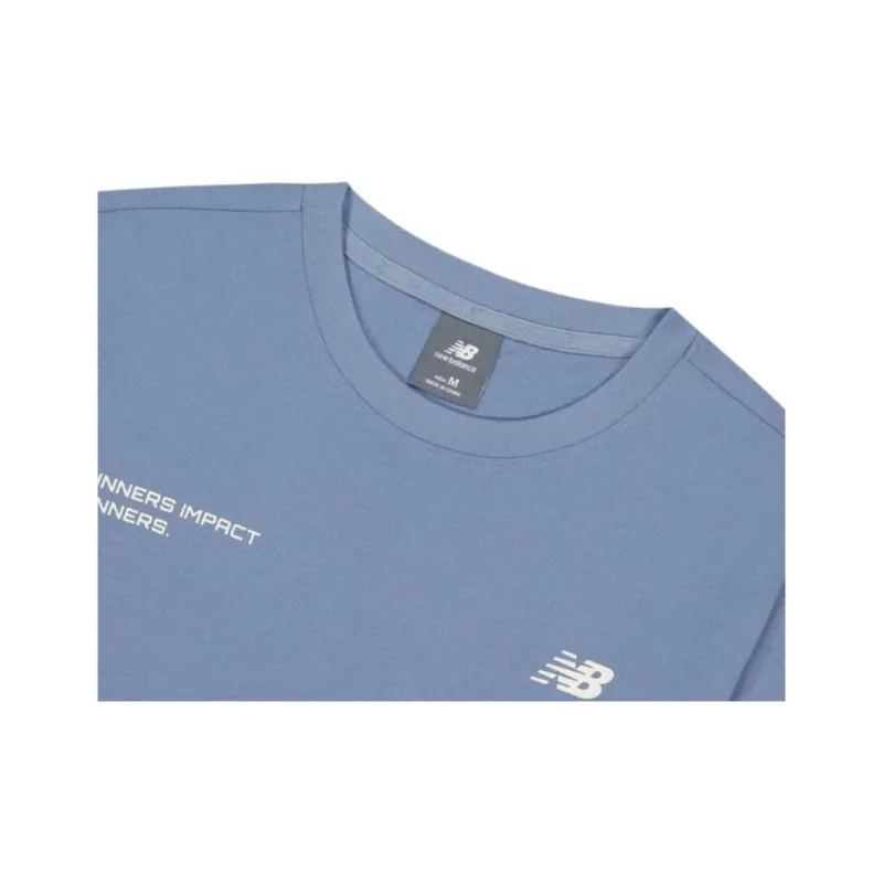 New Balance T Shirt Men's Purple Blue-2