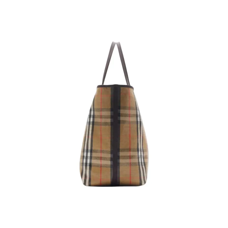 Burberry Cotton Linen Blend Handbag, Shoulder Bag Women's Sand-2