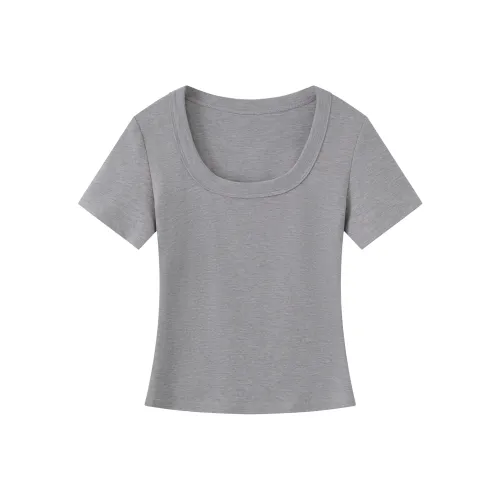 Wen Shan T Shirt Women's Black Gray