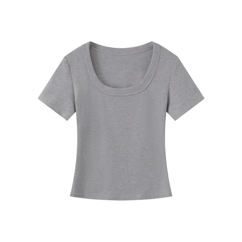 Wen Shan T Shirt Women's Black Gray-0
