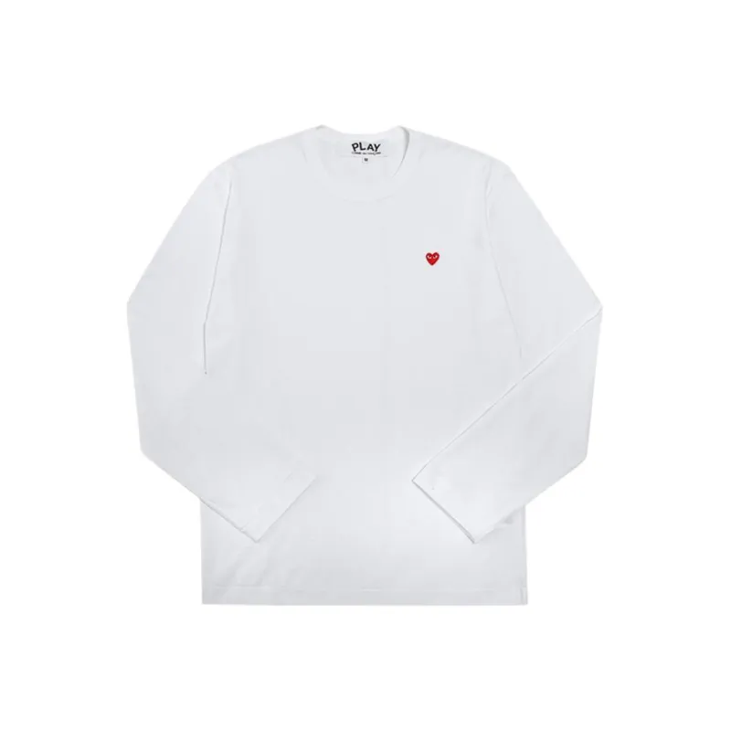 CDG Play T Shirts Women's White-0